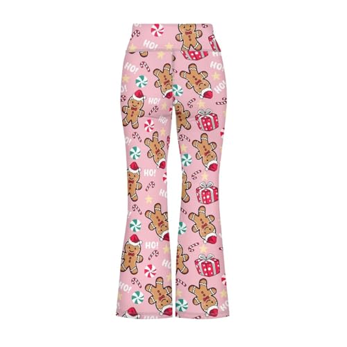 Image of Girls Flare Leggings Cute Bell Bottoms for Teen Girls Wide Leg Sweatpants for 5-14 T