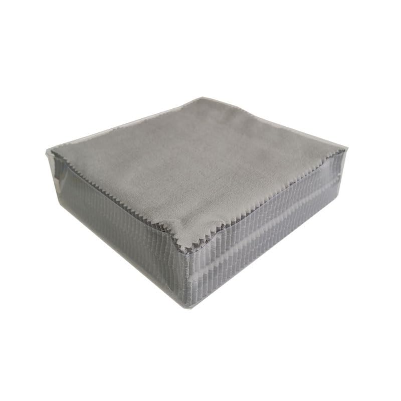 100 paños de limpieza de microfibra para gafas, 15 x 15 cm, accesorios para gafas de sol, lentes de cámara, toallitas suaves sin pelusa