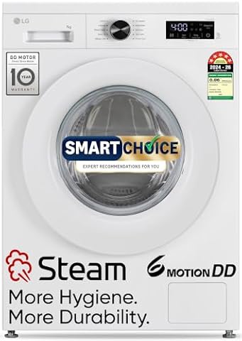 LG Smart Choice, 7 Kg, 5 Star, Steam, Inverter Direct Drive