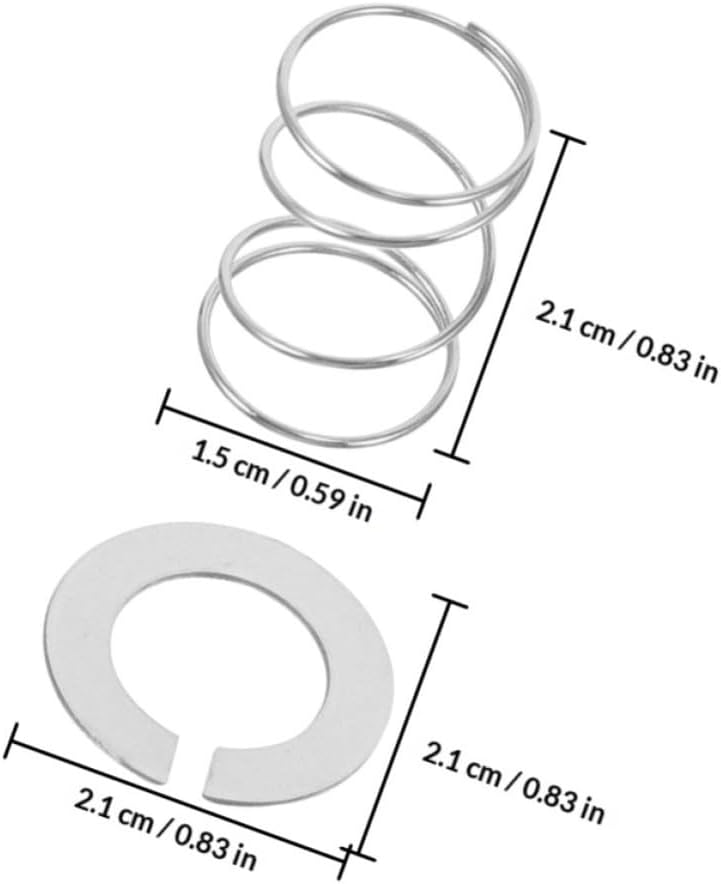 Kichvoe Metal Spring and Versatile Application Stainless Steel and Washer Replacement Parts Wear Resistant Blender Assembly Parts for Quick Installation and Sturdy for Stand Mixers