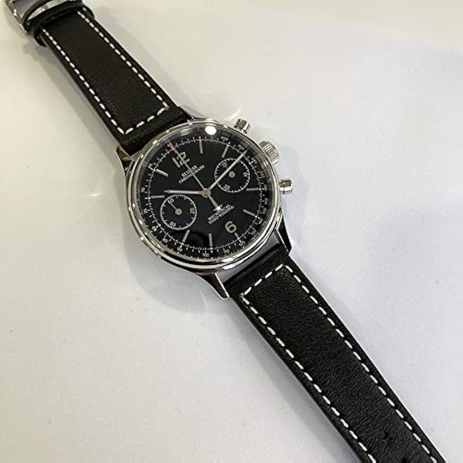 Amazon | SUGESS 機械式 クロノグラフ 腕時計メンズ シースルーバック