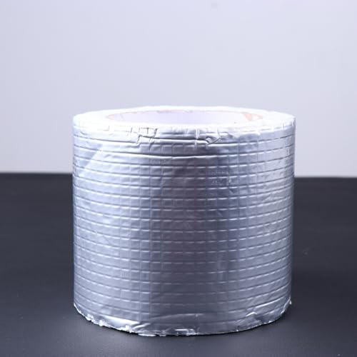 Ruban adhésif étanche en butyle 10cm x 5m alu argent pour fuite