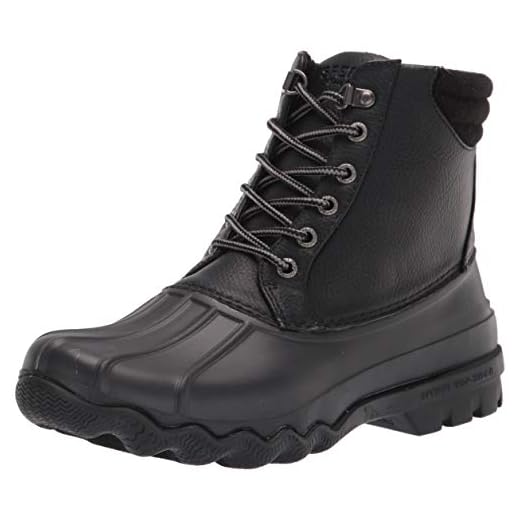 Sperry Top-Sider Men's Seasonal Avenue Duck Boot, Black, 11.5