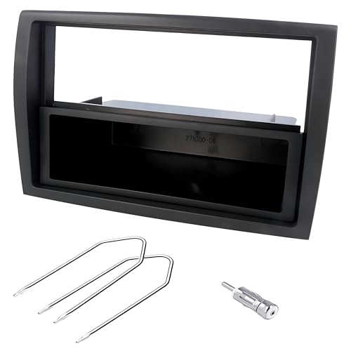 Kit Montaggio Autoradio 2 DIN Per Fiat Ducato, Citroen Jumper, Peugeot Boxer – Mascherina, Plancia Metallica, Adattatore Antenna E Chiavi Di Smontaggio (dal 2006)