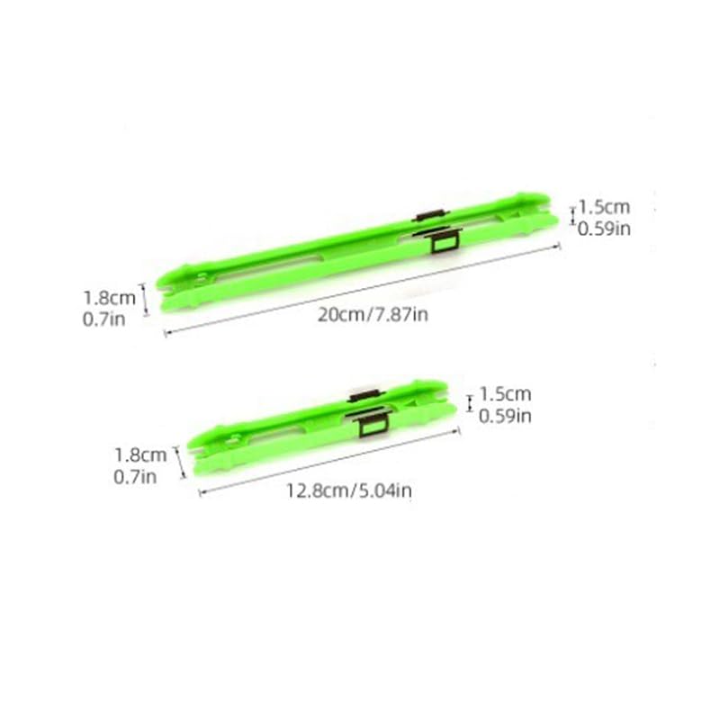 Set 20 piezas organizador de línea de pesca plástico miniatura 2
