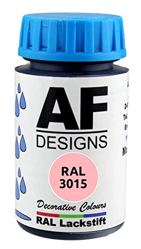 Alex Flittner Designs Lackstift RAL 3015 Hellrosa glänzend 50ml Holz Metall Möbel Bad Retuschierlack Reparaturlack