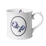 Katie Alice Vintage Indigo White Spot Tankard Becher