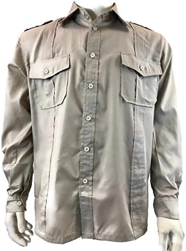 Indiana Jones Shirt Safari Raiders Costume (L) Khaki