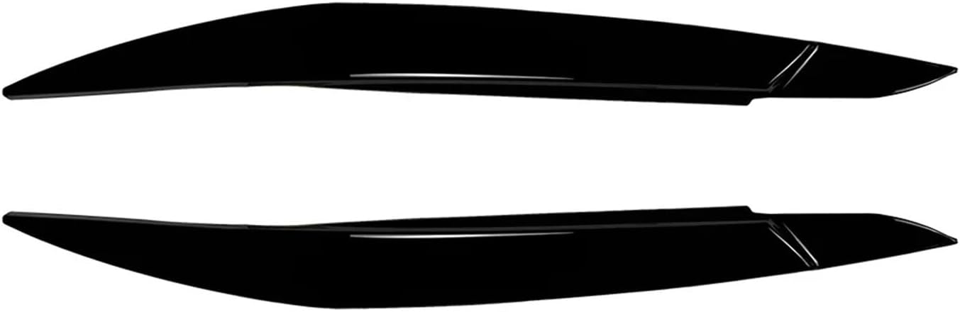 Compatible With BMW X6 E71 2008 2009 2010 2011 2012 2013 2014 Headlight Eyebrow Eyelid Trim Lamp Cover Sticker Car Accessories(Carbon Fiber look)