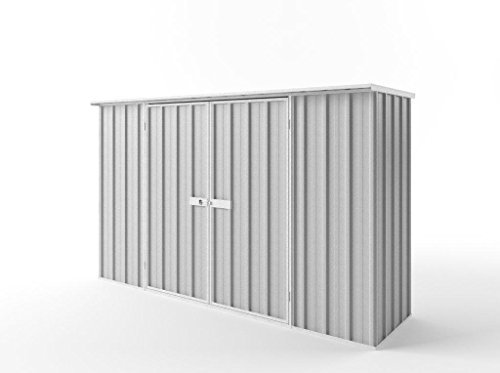EnduraShed EF-D3008-Z Metal Tool Shed Silver Grey