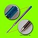 Jaymo Replacement for Parker 1950371 and Bastion - Measures 3.875 in / 98 mm Long - G2 Ballpoint Pen Refill - 6 Blue