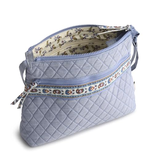 Image of Vera Bradley Women's Premium Cotton Original Zip Hipster Crossbody Bag