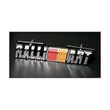 3D Ralliart Grill Grille Emblem Red Yellow and Silver Universal Fit All Vehicles