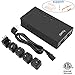 Voltage Converter Power Adapter Universal Power Step Down 220V to 110V 350W Max with 3 USB Smart Charging Ports,for Hair Curler Flat Iron Black Powerjc