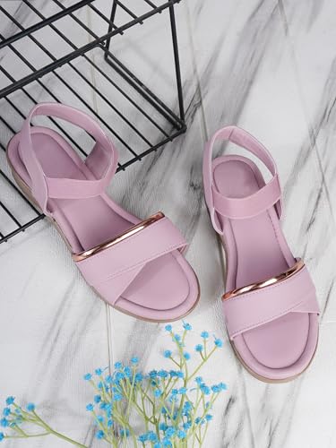 Image of SKOLL Wedges Heels Sandals For Women, Comfortable Heel, Ankle Straps