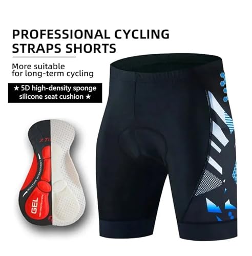 Calzas cortas para ciclismo con gel 5D y bolsillo trasero miniatura 2