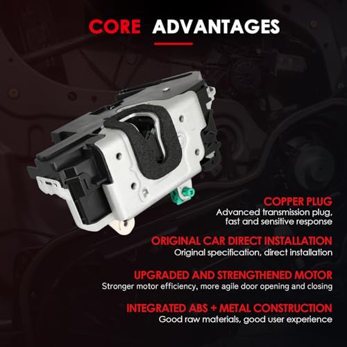 Image of CCIYU Front Left Drive Side Door Latch Lock Actuator Compatible for ford for F-150 2009-2014,for ford Focus 2008-2012,for ford Escape 2008-2012 Door Lock Actuators Replaces 7T4Z7821813C