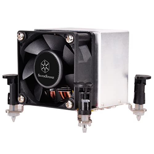 Image of SilverStone Technology AR09-115XP 2U Rackmount Server /Small Form Factor Intel CPU Cooler with Push Pin Design, SST-AR09-115XP, TAA Compliant
