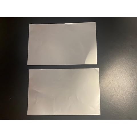 Thermal Heat Sensitive Aluminum Sealing Film for Microplates and PCR Plates, Glossy, Non-Sterile, Dimensions 125 X 78mm, Thickness 0.03, 100 Pieces per Pack, Item Number MSF004 Cover