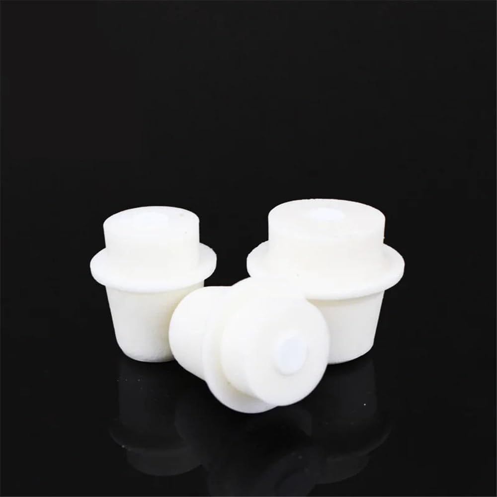 Cristalería de Laboratorio Matraz Erlenmeyer de 2000 ml y matraz triangular cónico de cuello de vidrio de borosilicato 3.3 de 2 l. Equipo de laboratorio.(With Silicone Plug)