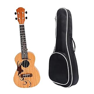 Ukulele Mini 21 Pouces Soprano Ukulele Sapele Bois Cordes Uke Hawaii Guitare avec Sac Gig for Enfants étudiants… - Les Beatles, Paul McCartney, John Lennon, RIngo Starr, George Harrison