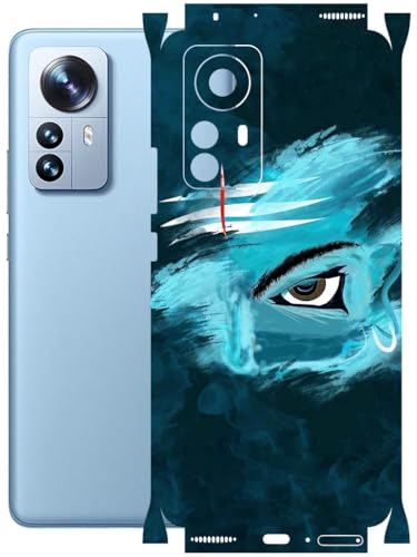 Image of AtOdds - Full Body Back Screen Guard Protector Film - Lamination Wrap Skin Sticker Compatible with XIAOMI Mi 12 PRO | Scratchproof Matte Finish (Mahadev)
