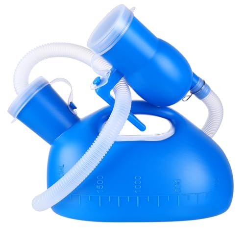 Urinoir portable pour homme et femme - 2000 ml - Pour les voyages, les urgences, le lit, le camping