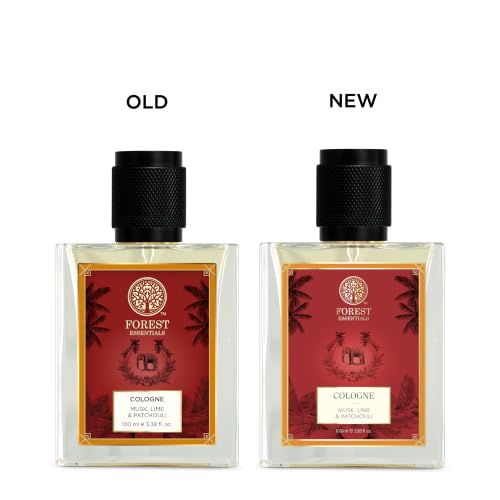 Image of Cologne - Musk, Lime & Patchouli | Long Lasting & Sophisticated scent | With Skin Nourishing Ingredients (Pack of 2)