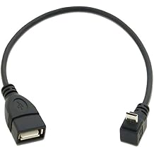 ainekkusu USB Host Cable A Micro B Bottom L Shape USB 134l
