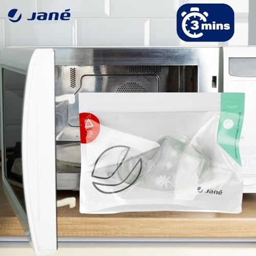Jané Bolsas Esterilizadoras Microondas, Reutilizables, 5 unidades, Esteriliza por Vapor en 3 Minutos - imagen 2