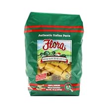 Mezze Maniche Rigate Pasta #84 5 Packs of 1 lb - Flora Foods Authentic Italian - Small Rigatoni - Cylindrical Shaped Pasta with Ridges- Imported from Italy