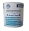 Burro Adhesives Waterproof Clear Pool Tape 4" x 10' - Heavy Duty PVC Vinyl Pool Repair for Underwater & Dry Applications, Commercial & Residential Pools, Instantly Seals Leaks