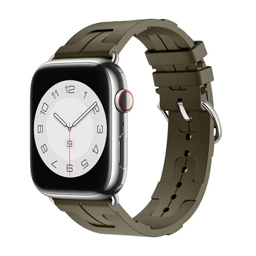 Bracelet Apple Watch FKM en caoutchouc fluoré étanche pour modèles 49mm à 42mm