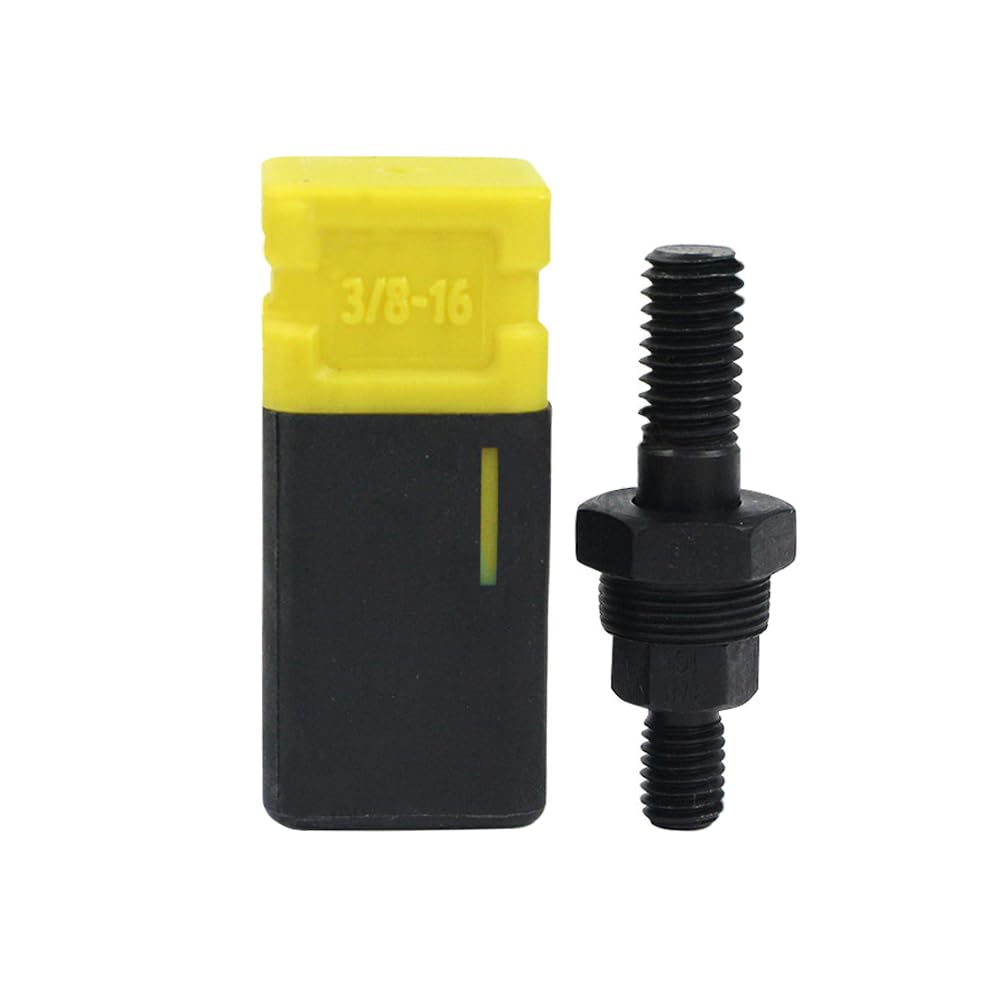 Steel Rivet Nut Gun Mandrel and Nose Piece (3/8-16) Replacement Mandrel Rivet Nut Gun Tool Accessary with Box for Storage