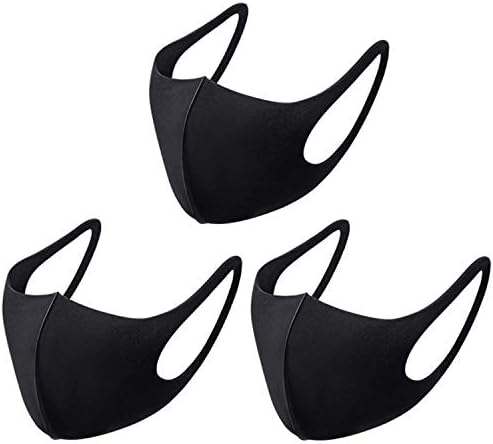 3PCS Unisex, washable and reusable Face Shield with Elastic Ear Loop Cover Full Face Anti-Dust