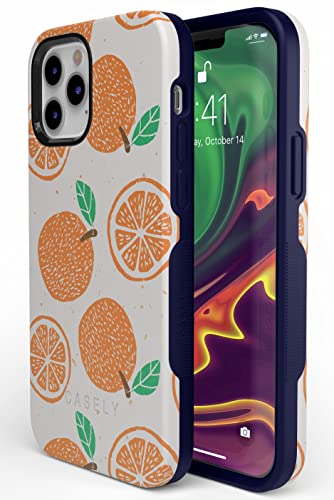 Casely Iphone 12/12 Pro Case | Compatible With Magsafe | Main Squeeze | Orange Stamped Case #TOP3