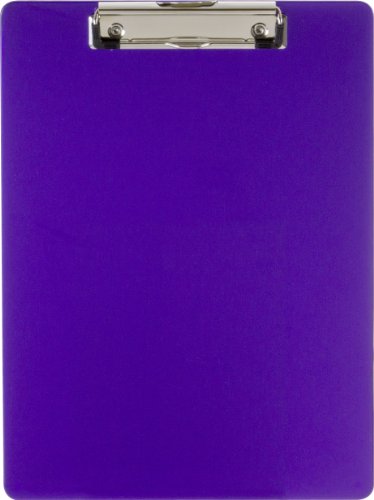 Officemate OIC Recycled Plastic Clipboard, Letter Size, Purple (83064)