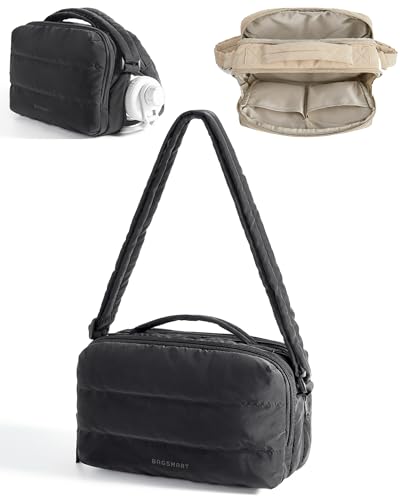 BAGSMART Puffy Water Bottle Crossbody Bag for Women