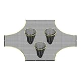 Fußball-Tornetz mit Zielscheiben für Trainingszonen, Trainingszonen, praktische Ausrüstung, Netze