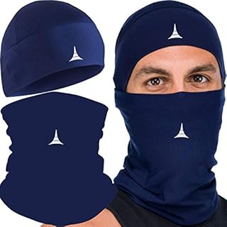 French Fitness Revolution Balaclava Ski Mask - Winter Face Mask for Men & Women - Cold Weather Gear for Skiing, Snowboarding & Motorcycle Riding