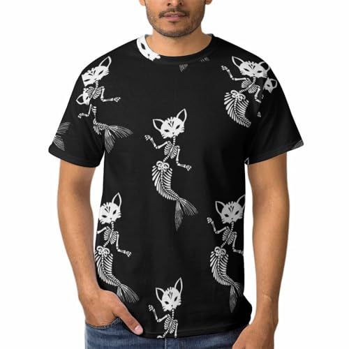 Tee shirt manches courtes queue de poisson de chat pour vos sorties d'été