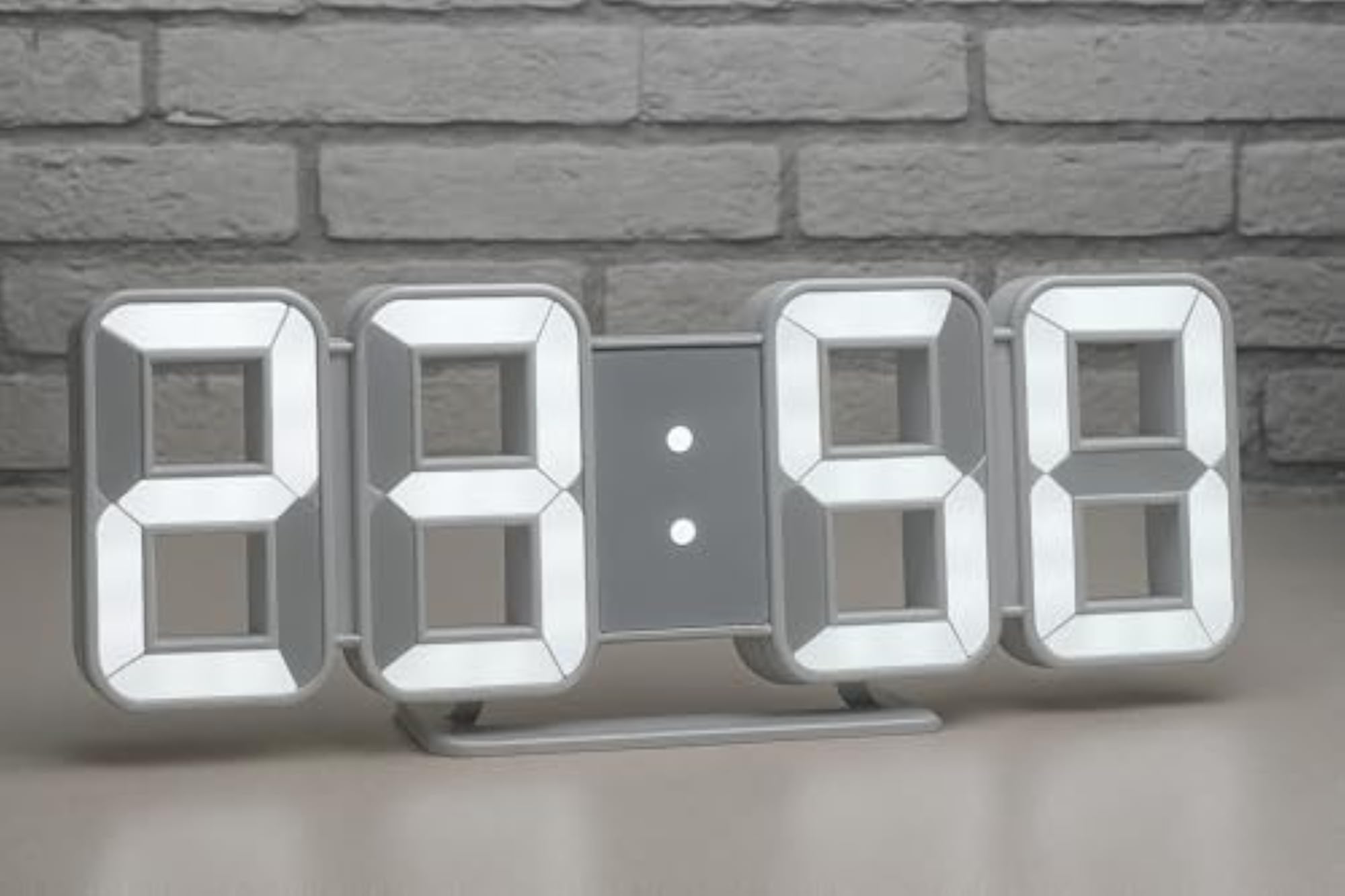 Acrylic Digital LED Display Number Clock Table Wall Clock