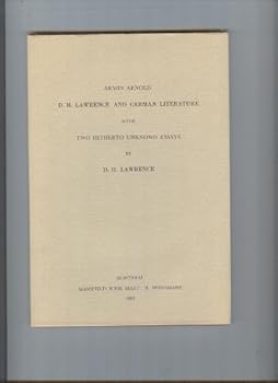 Hardcover D.H. Lawrence and German literature,: With two hitherto unknown essays by D.H. Lawrence Book