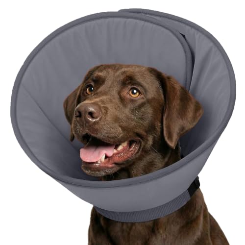 Image of Dog Cone, Soft Cone for Dogs to Stop Licking with Adjustable Buckle