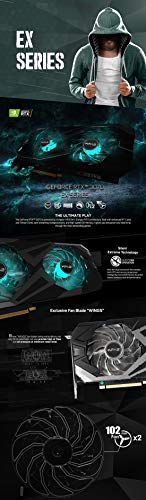 KFA2 Tarjeta gráfica Nvidia GeForce RTX 3070 EX (1-Click OC) Series 8GB GDDR6 PCI-Express