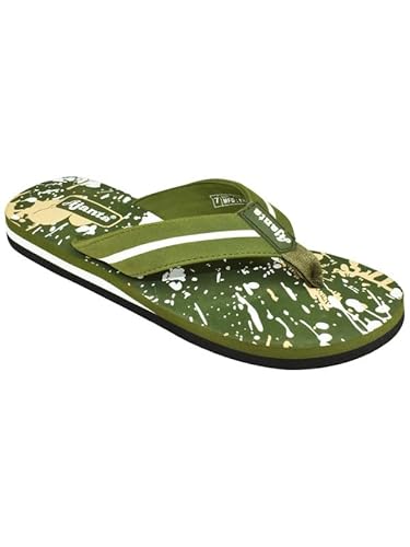 AJANTA Men's Classic Ultra Soft Slippers with Cushioned Footbed | Comfortable, Lightweight, Waterproof & Anti-Skid Flip Flops | Stylish Everyday Wear for Adults, Gents & Boys