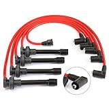 OCPTY New Set of 5 Spark Plug Ignition Wires Fit for 1992-2002 Honda Accord/Civic/Civic del Sol Compatible with OEM: HD9002