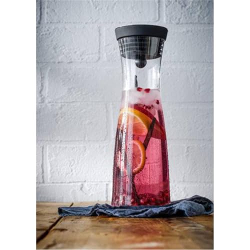 Foto von WMF Basic Flaschenbürste lang 41 cm, Reinigungsbürste mit 6 weichen Reinigungsschwämmen, für Gläser, Karaffen, Dekanter, Flaschenreiniger