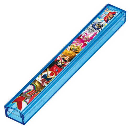 Amazon｜小森樹脂 機界戦隊ゼンカイジャー 透明箸箱 16.5cm ブルー