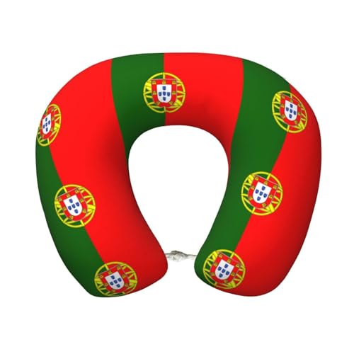 Almohada de viaje de tela de algodón poliéster negra